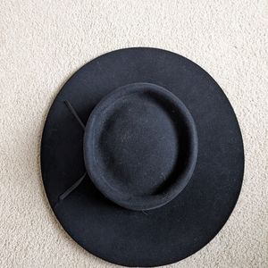Black Bolero Western Hat Vintage 1988 Size 6-7/8